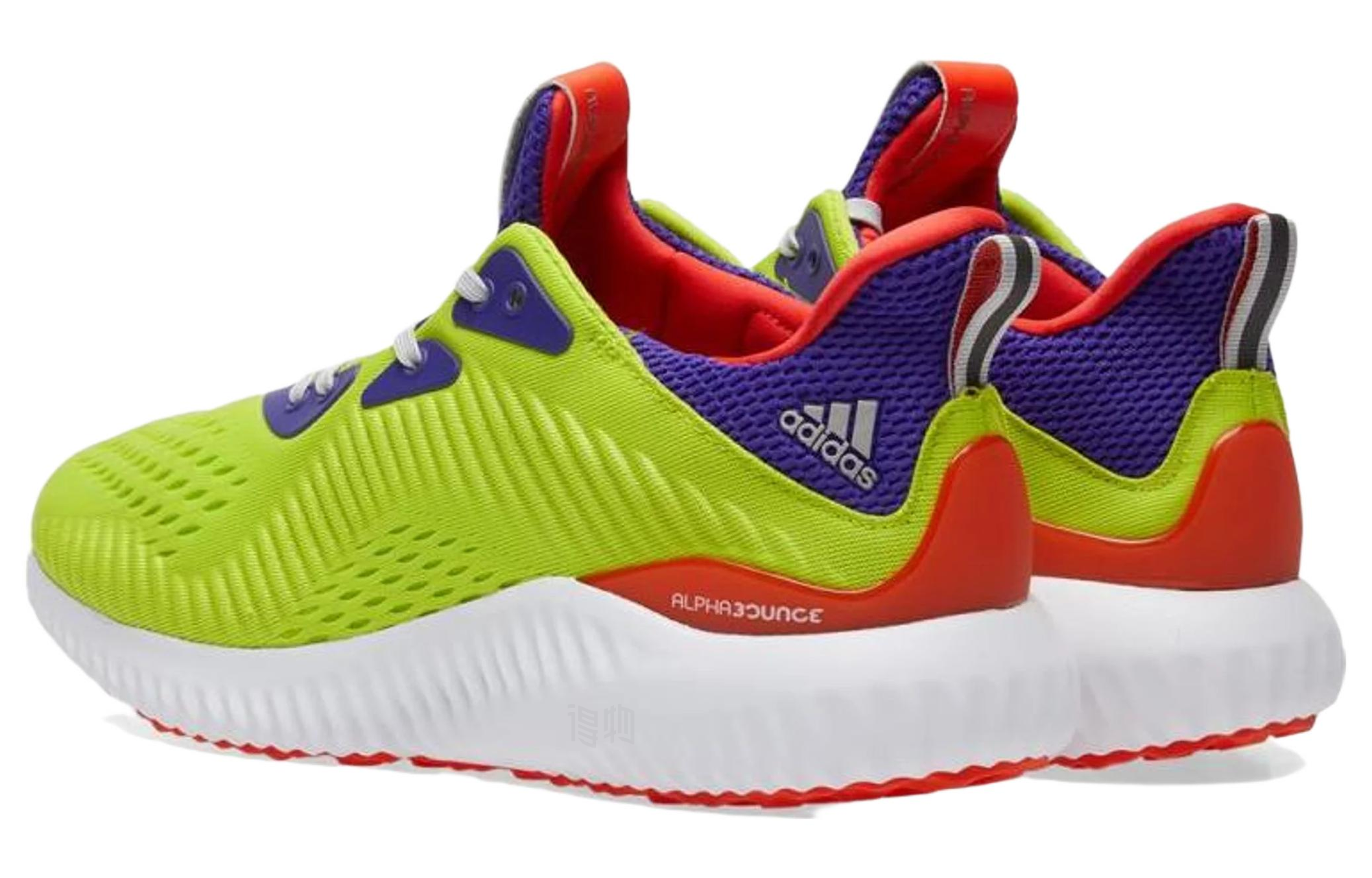 Кроссовки adidas Alphabounce 1 (желто-белые) — 太阳黄/能量墨水色/白色 — фото 3