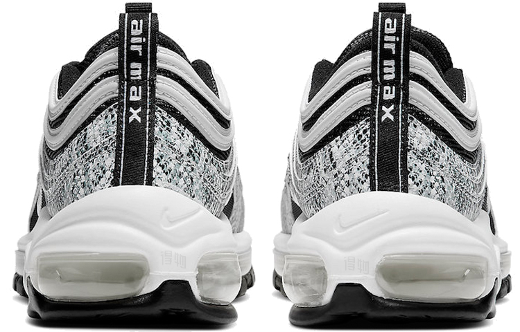 Женские кроссовки Nike Air Max 97 (черно-белые) — фото 3