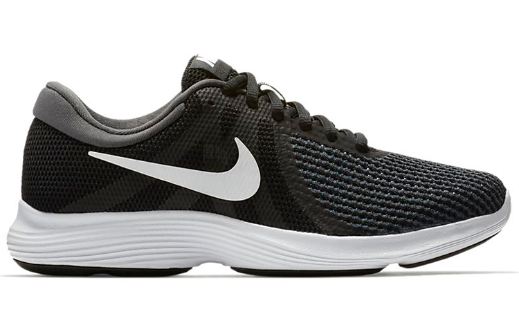 Женские кроссовки Nike REVOLUTION 4 (черно-белые) — Чёрныйбелый — фото 2