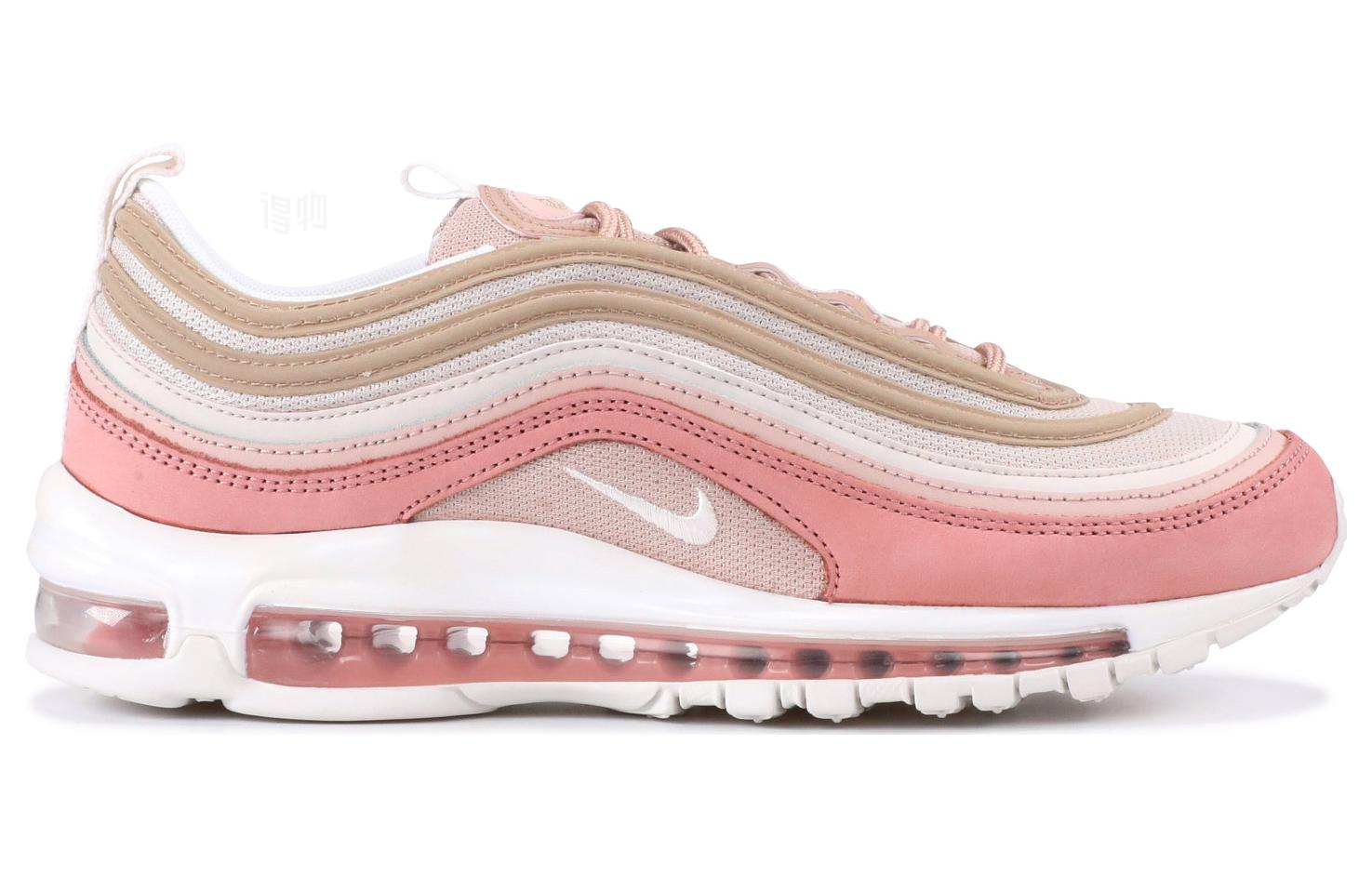 Кроссовки Nike Air Max 97 (розово-белые) — Розовыйбелый — фото 2