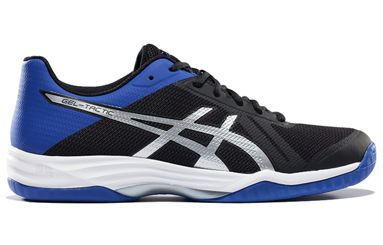Мужские кроссовки ASICS Gel-Tactic (черно-синие) — Чёрный / синий — фото 2
