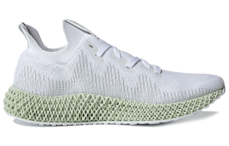 Кроссовки adidas Alphaedge 4D (бело-зеленые) — Белыйзелёный — фото 2