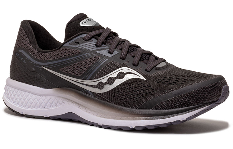 Мужские кроссовки Saucony (черно-белые) — фото 3