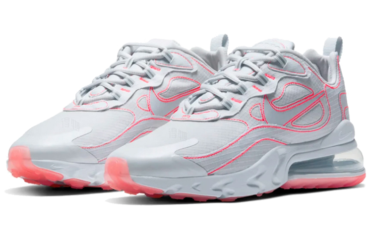 Кроссовки Nike Air Max 270 React Bauhas (бело-красные) — фото 3