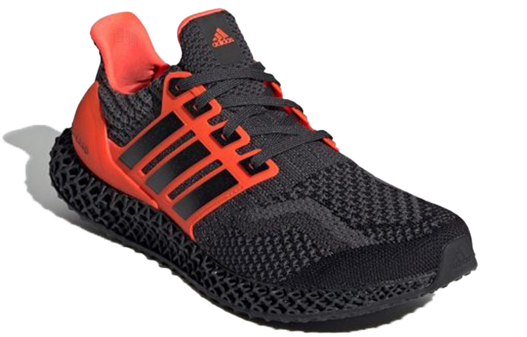 Мужские кроссовки adidas ULT Solar Red (черно-красные) — фото 3