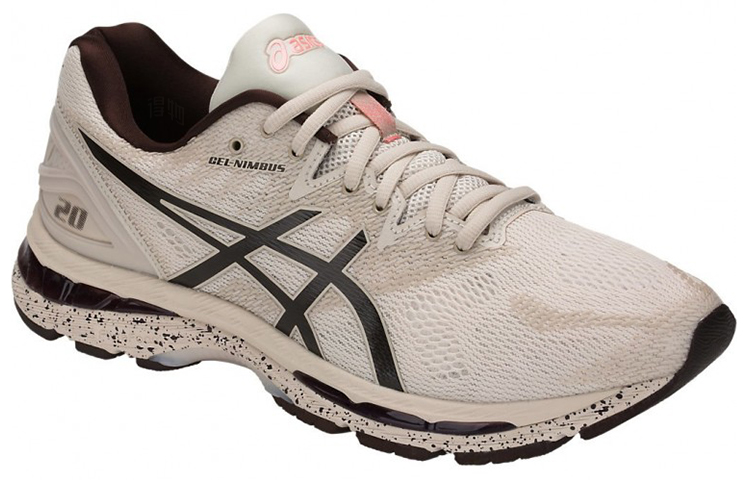 Мужские кроссовки ASICS GEL-Nimbus 20 (бежево-черные) — Бежевый / чёрный — фото 2