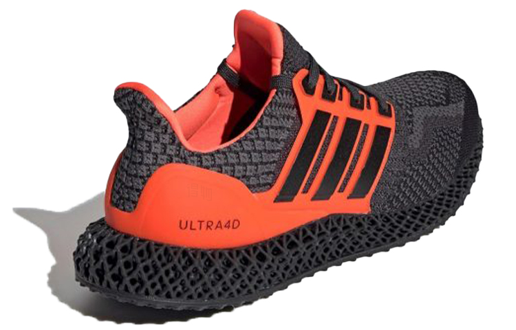 Мужские кроссовки adidas ULT Solar Red (черно-красные) — фото 4