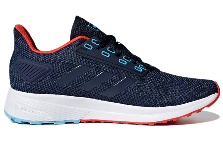 Женские кроссовки adidas DURAMO 9 (синий / оранжевый) — фото 2