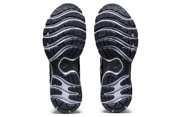Мужские кроссовки ASICS GEL-Nimbus 22 (черно-серебристые) — фото 6