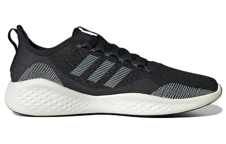 Женские кроссовки adidas Fluidflow 2.0 (черно-белый) — Чёрный / белый — фото 2