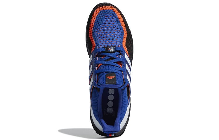 Мужские кроссовки adidas ULT Boost (сине-белые) — 白色/蓝色/橘色 — фото 4