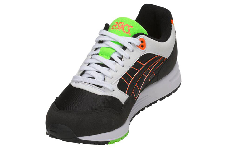 Кроссовки ASICS Gel-Saga (черно-оранжевые) — 黑/橘 — фото 3