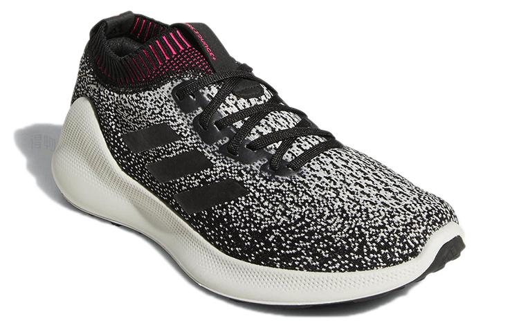 Женские кроссовки adidas Purebounce+ (черно-белые) — Чёрный / белый — фото 3