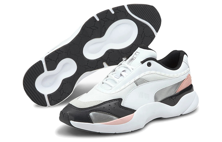 Женские кроссовки PUMA Lia FS (бело-черно-серебристые) — фото 5