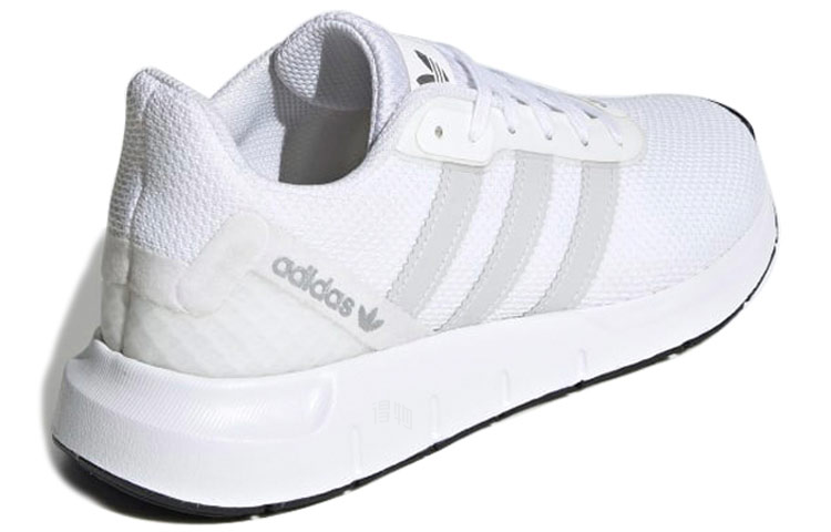 Женские кроссовки adidas originals (бело-серые) — фото 3