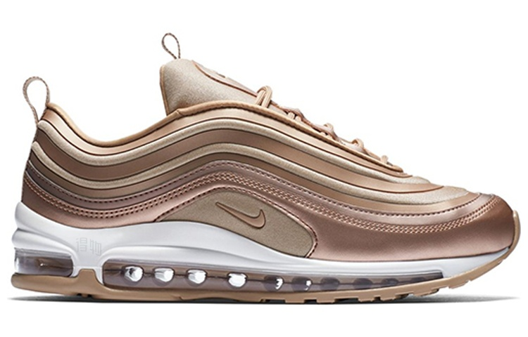 Женские кроссовки Nike Air Max 97 (золото с белым) — Золотой / белый — фото 2