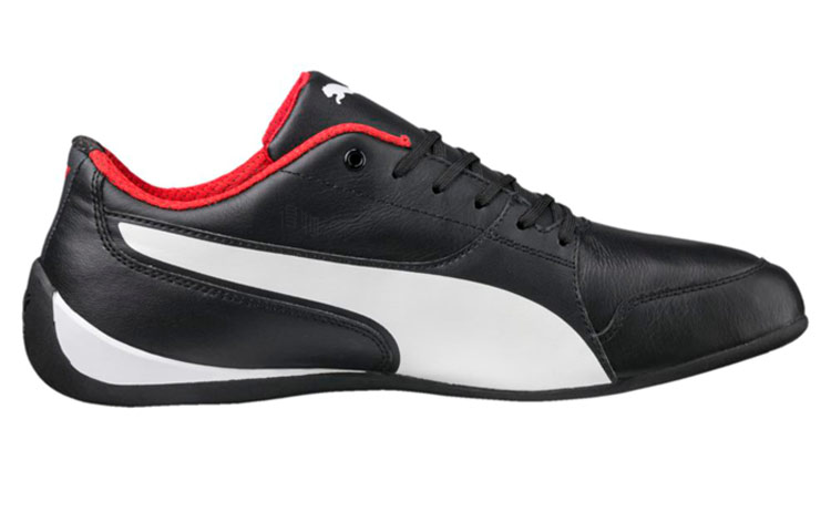 Мужские кроссовки PUMA Ferrari Drift Cat 7 (черно-белые) — Чёрный / белый — фото 2