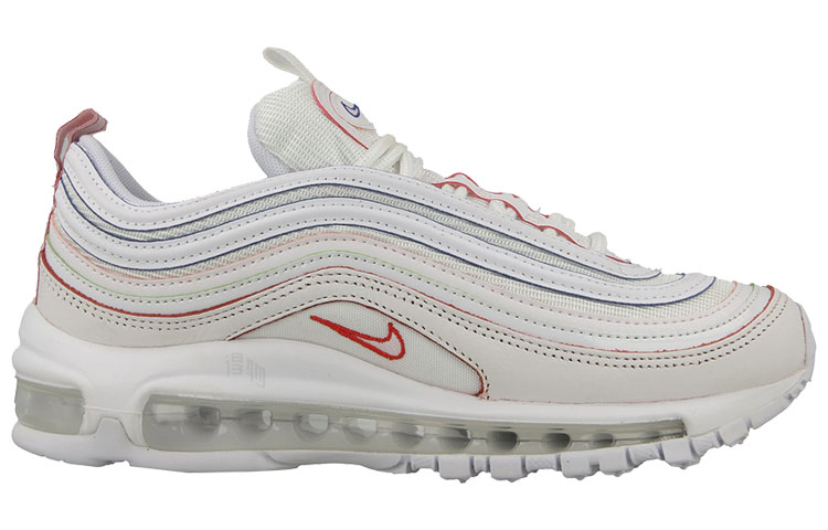 Женские кроссовки Nike Air Max 97 (белый / красный) — 白/彩 — фото 2