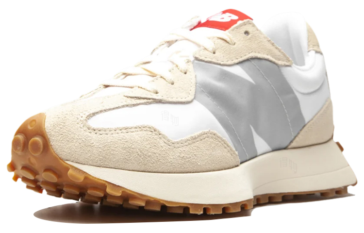 Кроссовки New Balance 327 (серые) — фото 2