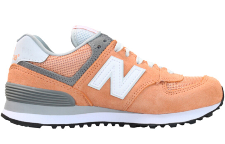 Женские кроссовки New Balance New Balance NB 574 B (персиково-розовые) — фото 2