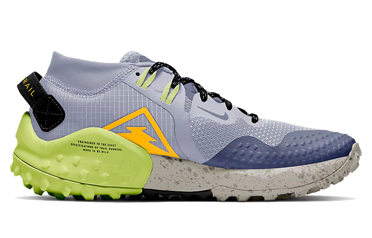 Женские кроссовки Nike Wildhorse 6 (серо-сине-желтый) — фото 2