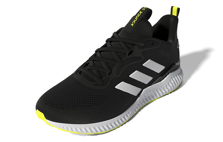 Мужские кроссовки adidas Aerobounce st (черно-белые) — фото 2