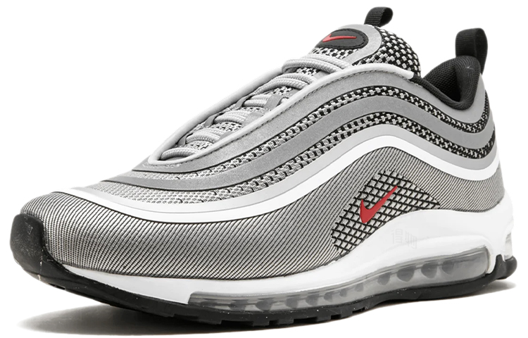 Кроссовки Nike Air Max 97 OG UL 17 (серебристо-белые) — Серебристый / белый — фото 2