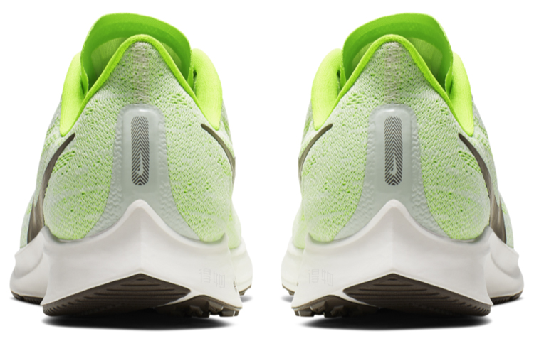 Мужские кроссовки Nike Pegasus 36 (бело-зеленый) — 幻影灰白/电子绿/温和冷月光/峻岩 — фото 3