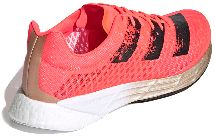 Женские кроссовки adidas (розово-черные) — Розовый / чёрный — фото 3