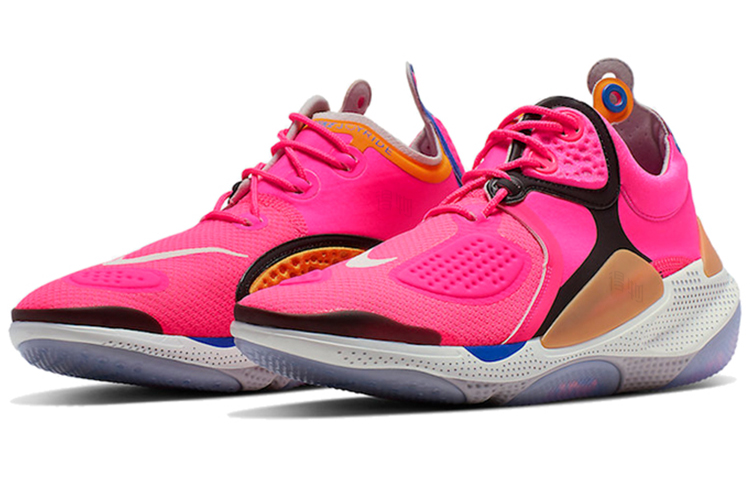 Кроссовки Nike Joyride NSW Setter (розово-оранжевый) — Розовый / оранжевый / чёрный / белый / синий — фото 3