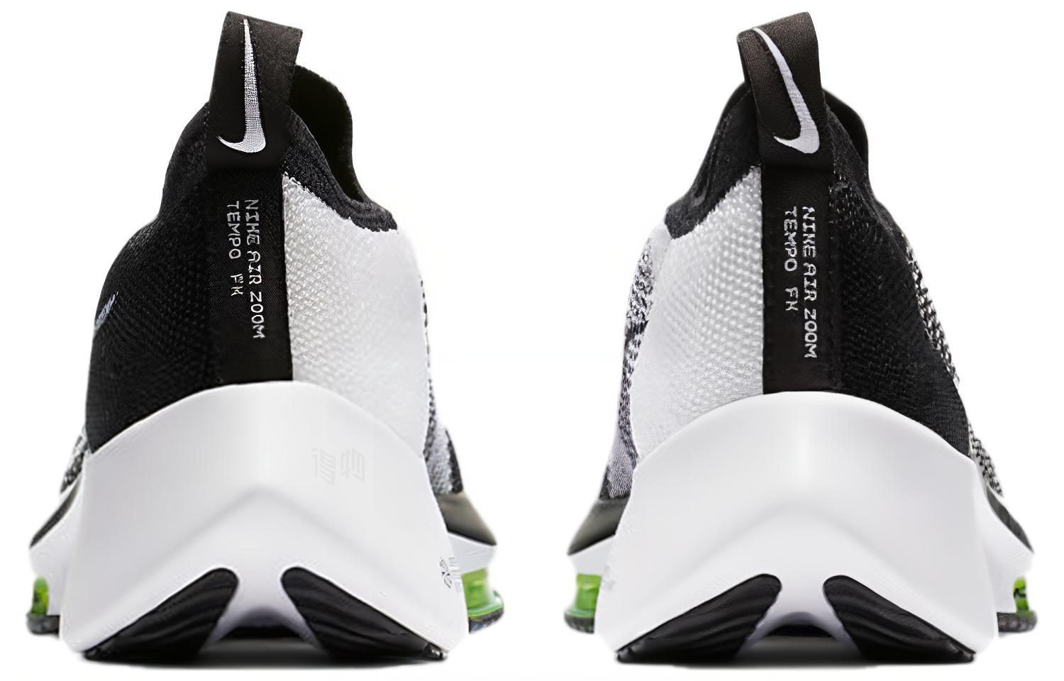 Женские кроссовки Nike Air Zoom Tempo FK (черно-белые) — Чёрный / белый — фото 5
