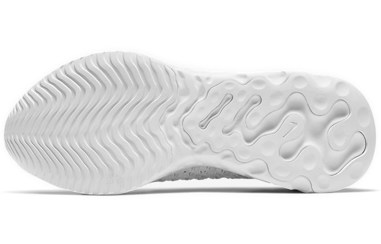 Женские кроссовки Nike React Phantom Run Flyknit 2 (бело-серые) — Белыйсерый — фото 6