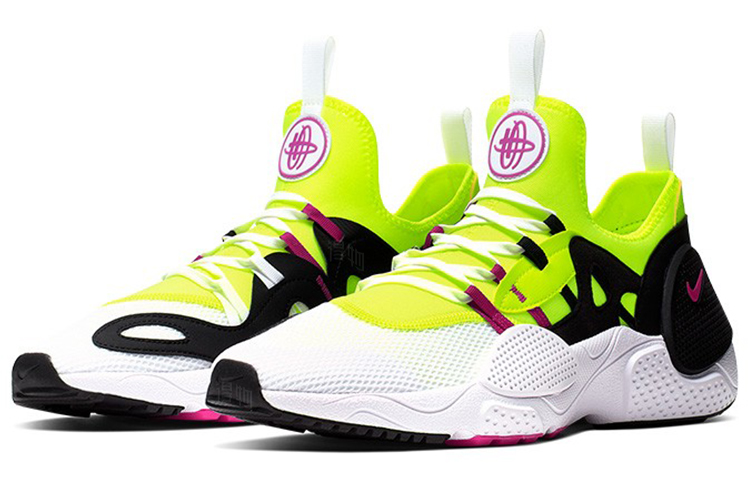 Мужские кроссовки Nike Huarache E.D.G.E. TXT (зеленый / белый / черный) — Зелёный / белый / чёрный — фото 3