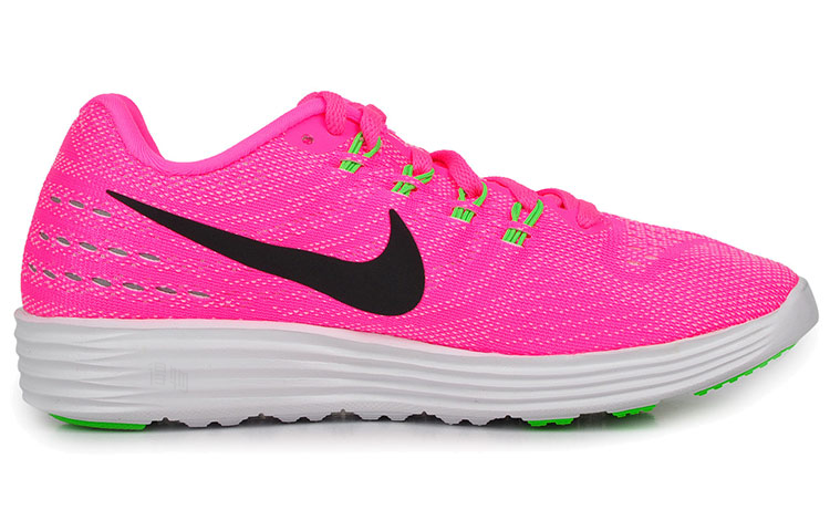 Женские кроссовки Nike LunarTempo 2 (розовый) — Розовый / зелёный — фото 2