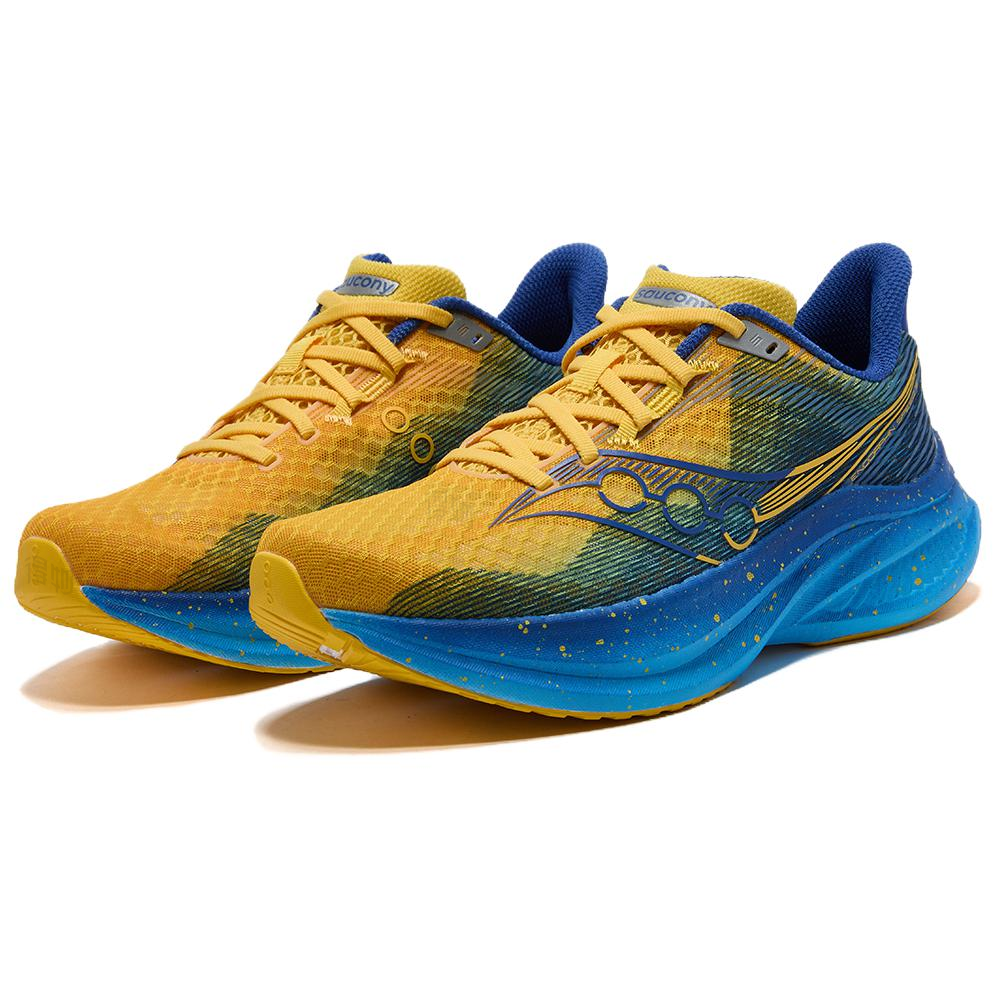 Кроссовки Saucony Endorphin Speed 5 (желто-синие) — фото 3