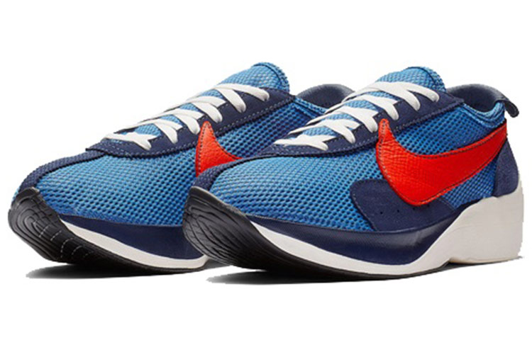 Кроссовки Nike Moon Racer (сине-красные) — Синий / красный — фото 3