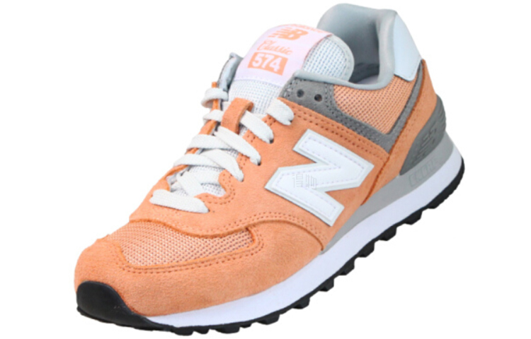 Женские кроссовки New Balance New Balance NB 574 B (персиково-розовые) — фото 3