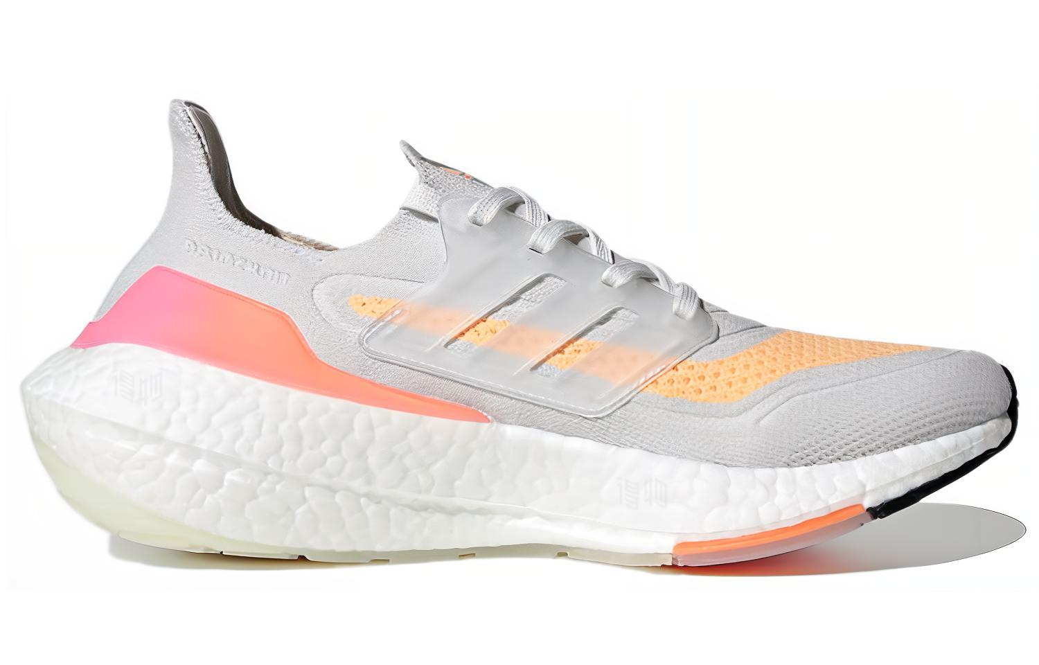 Женские кроссовки adidas ULT (серо-оранжевые) — фото 2