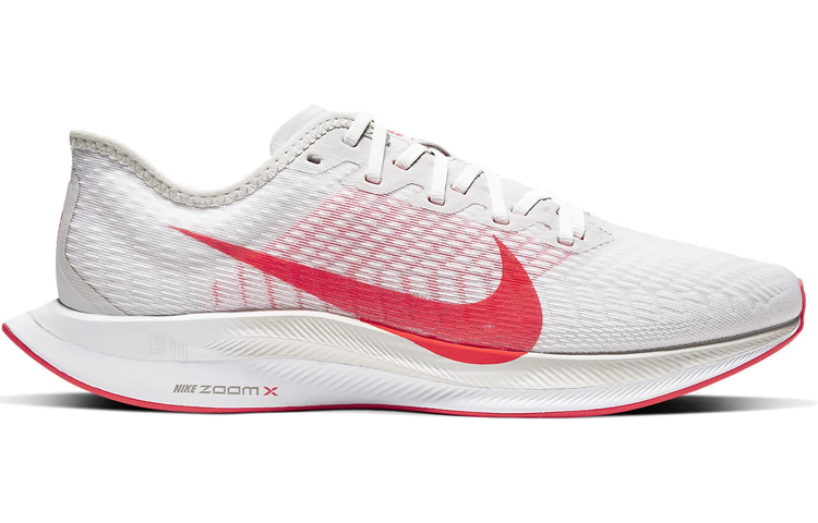 Кроссовки Nike Pegasus turbo 2 (белый / лазерный красный) — фото 2