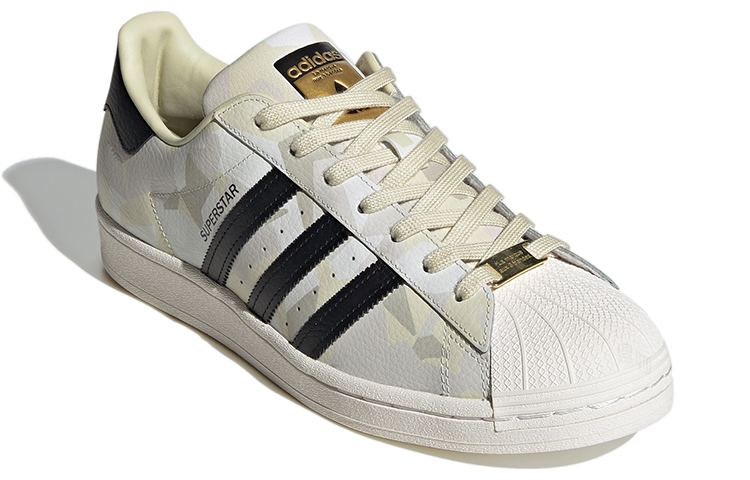 Кеды adidas originals (желто-черно-белые) — фото 3