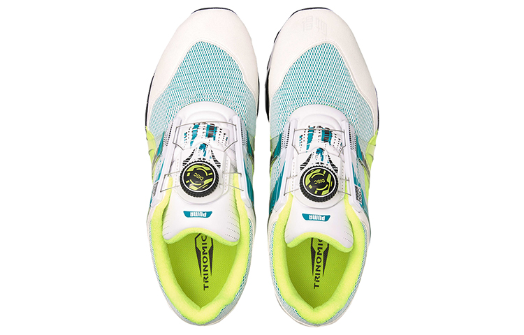 Кроссовки PUMA CAPRI BREEZE (сине-зелено-белые) — фото 4