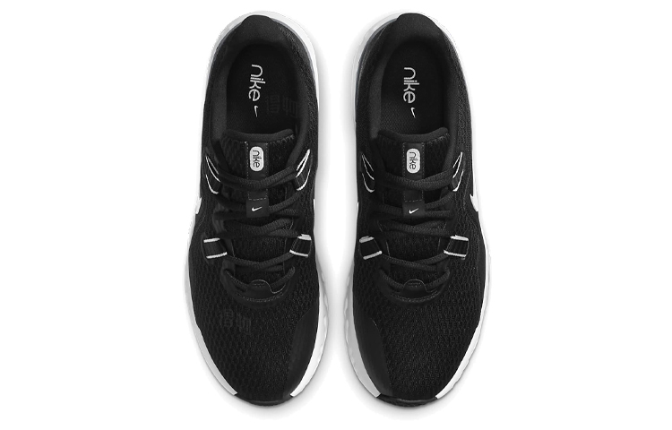 Мужские кроссовки Nike Renew Retaliation TR 2 (черно-белые) — Чёрный / белый — фото 4