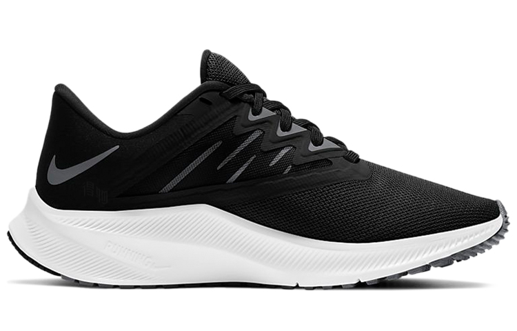 Женские кроссовки Nike Quest 3 (черно-белые) — Чёрныйбелый — фото 2