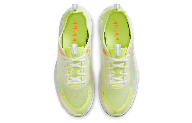 Женские кроссовки Nike Air Max Dia SE (светло-зеленые с оранжевым) — Светло-зелёный / оранжевый — фото 4