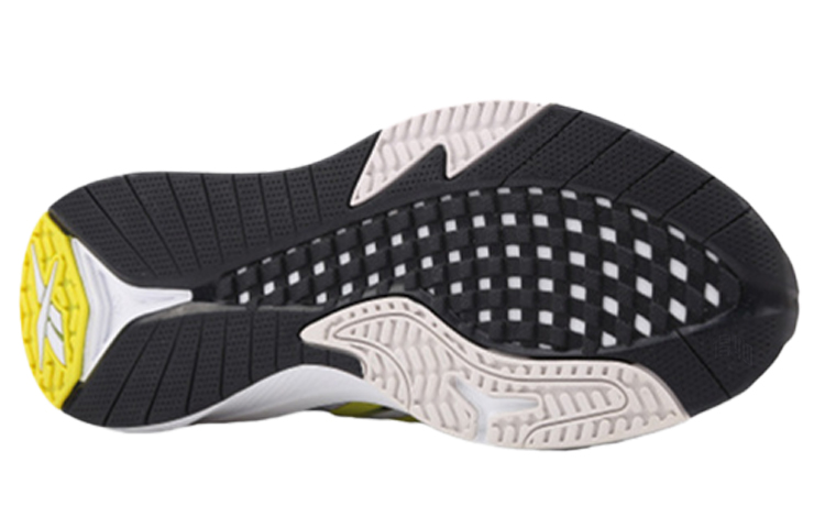 Кроссовки Reebok Fusium Run 20 (бело-желтые) — Белыйжёлтый — фото 5