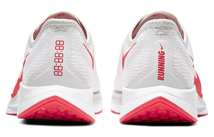 Кроссовки Nike Pegasus turbo 2 (белый / лазерный красный) — фото 3