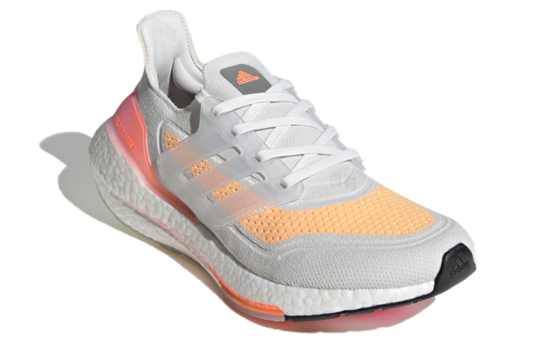 Женские кроссовки adidas ULT (серо-оранжевые) — фото 3