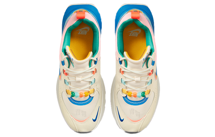 Женские кроссовки Nike Air Max Verona (бежево-разноцветные) — Бежевый / зелёный / синий / жёлтый / розовый — фото 4