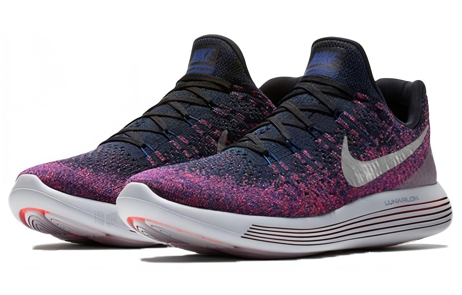 Мужские кроссовки Nike LunarEpic Flyknit 2 (сине-фиолетовые) — фото 3