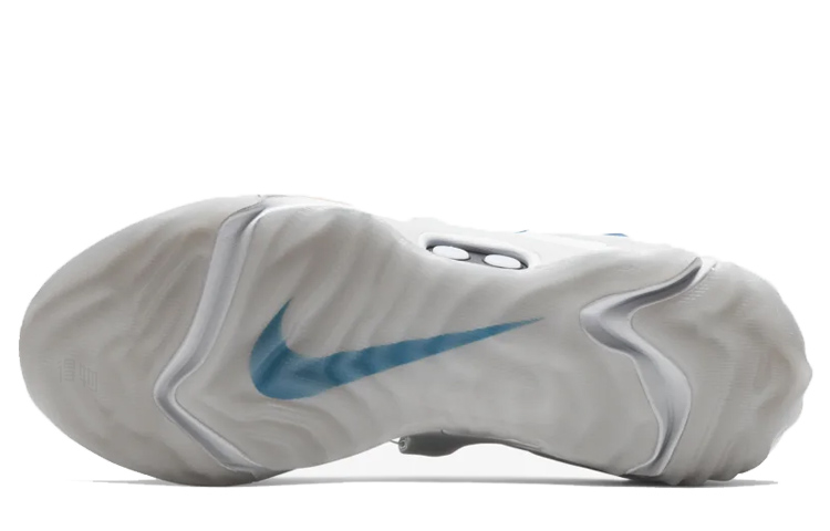Мужские кроссовки Nike Adapt Huarache Hyper Jade' (желто-синие) — фото 5